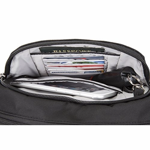 Travelon Anti-Theft Concealed Carry Waist Pack, Black, One Size