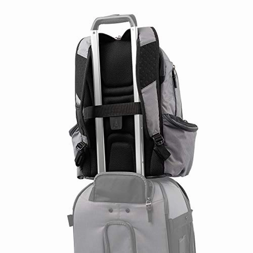 Travelpro Bold Computer Backpack with Laptop and Tablet Sleeves, Lightweight, Rugged, Gray/Black, One Size