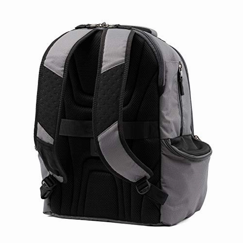 Travelpro Bold Computer Backpack with Laptop and Tablet Sleeves, Lightweight, Rugged, Gray/Black, One Size