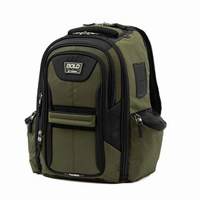 Travelpro Bold Computer Backpack With Laptop And Tablet Sleeves, Olive/Black