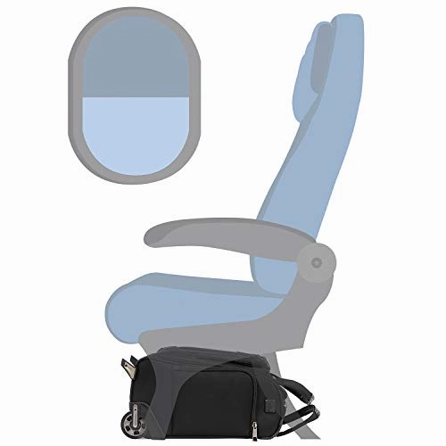 Travelpro Crew Versapack Rolling Underseat Carry-on, Jet Black