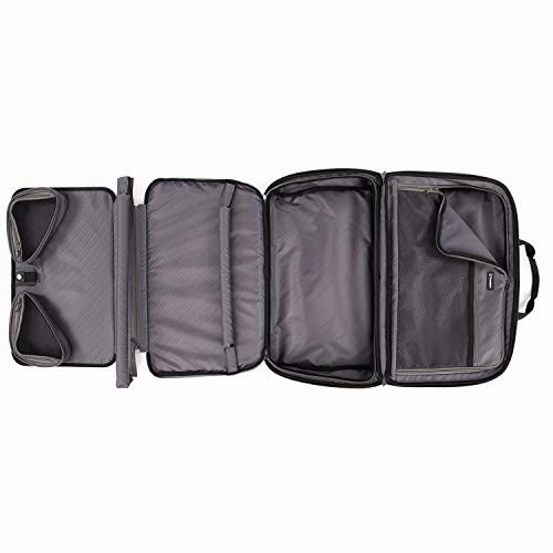 Travelpro Crew Versapack Weekender Carry-on Duffel Bag W/Suiter, Jet Black, One Size