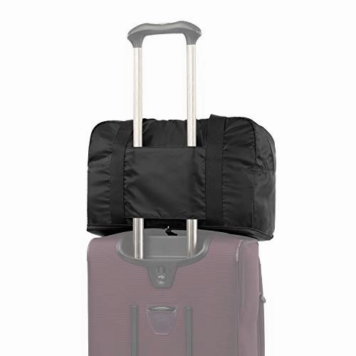 Travelpro Essentials Foldable Duffel Bag, Black, One Size