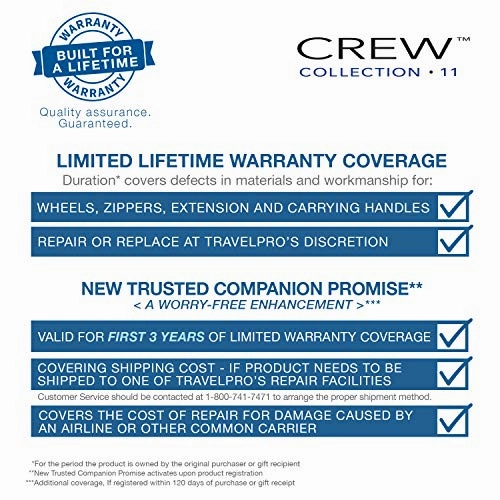 Travelpro Luggage Crew 11 21" Carry-On Expandable Spinner W/Suiter And Usb Port, Indigo