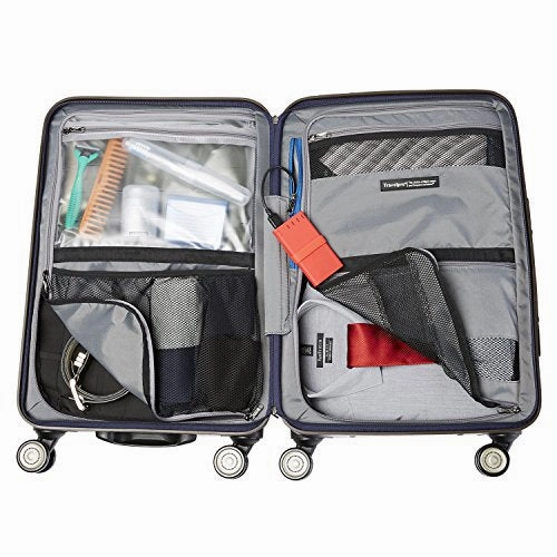 Travelpro Luggage Crew 11 21" Carry-On Slim Hardside Spinner W/Usb Port, Navy