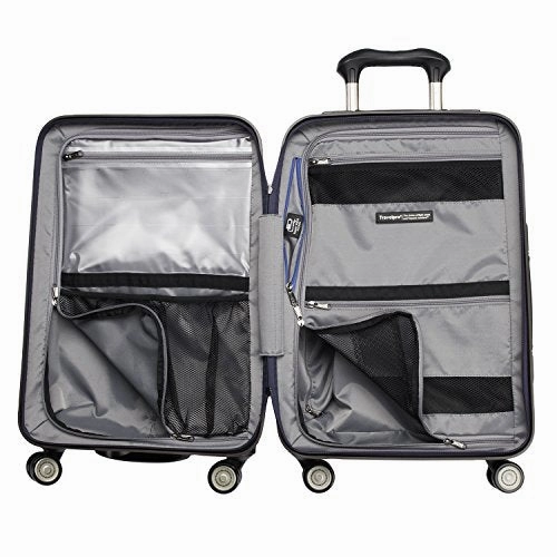 Travelpro Luggage Crew 11 21" Carry-on Slim Hardside Spinner w/USB Port, Navy