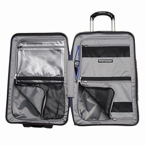 Travelpro Luggage Crew 11 22" Carry-On Slim Hardside Rollaboard W/Usb Port, Navy