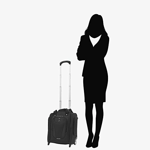 Travelpro Luggage Maxlite 5 15" Lightweight Carry-on Rolling Under Seat Bag, Black