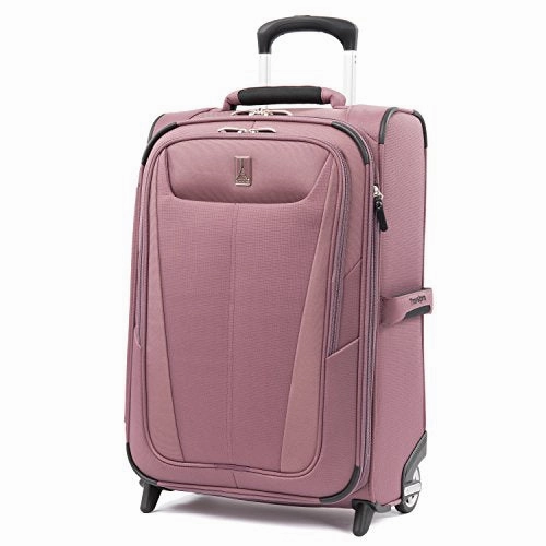 Travelpro Luggage Maxlite 5 22" Lightweight Expandable Carry-On Rollaboard Suitcase, Dusty Rose