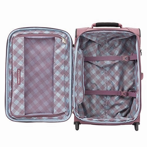 Travelpro Luggage Maxlite 5 22" Lightweight Expandable Carry-On Rollaboard Suitcase, Dusty Rose