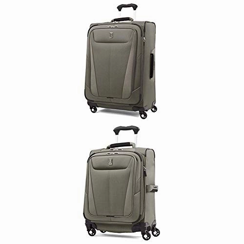 Travelpro Luggage Maxlite 5 Lightweight Expandable Suitcase   20" Carry-On Spinner (Slate Green)