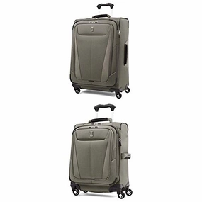 Travelpro Luggage Maxlite 5 Lightweight Expandable Suitcase   20" Carry-On Spinner (Slate Green)