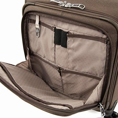 Travelpro Luggage Platinum Elite 16" Carry-On Spinner Tote With Usb Port, Rich Espresso
