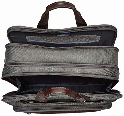 Travelpro Luggage Platinum Elite 16" Expandable Business Briefcase, Vintage Grey, One Size