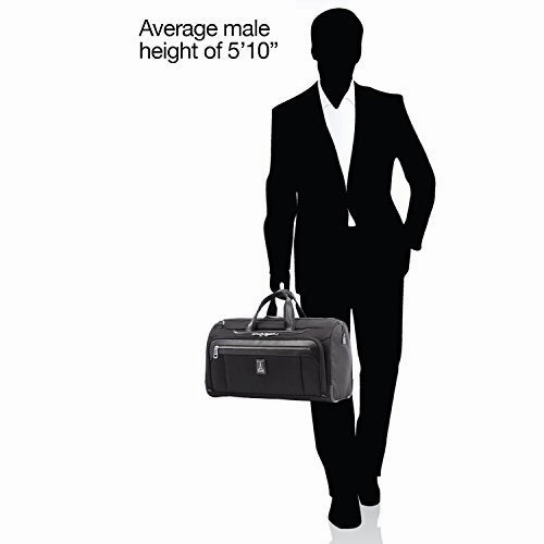 Travelpro Luggage Platinum Elite 18" Carry-On Regional Duffel Bag, Shadow Black, One Size
