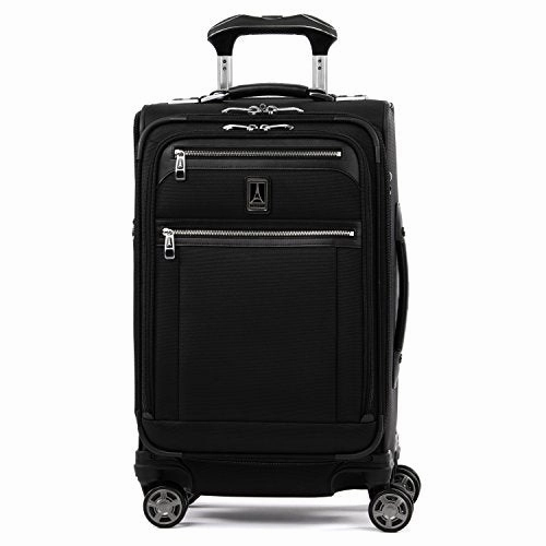 Travelpro Luggage Platinum Elite 21" Carry-On Expandable Spinner W/Usb Port, Shadow Black