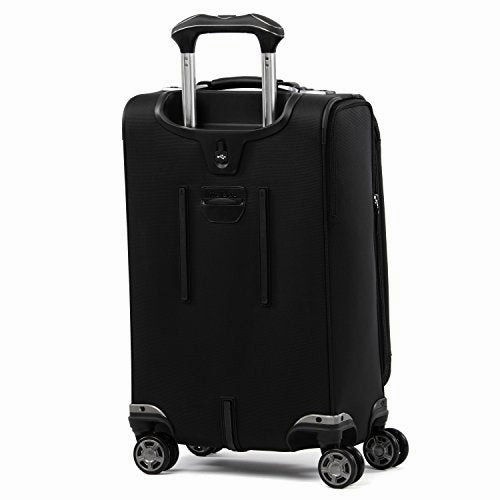 Travelpro Luggage Platinum Elite 21" Carry-On Expandable Spinner W/Usb Port, Shadow Black