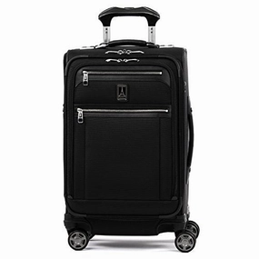 Travelpro Luggage Platinum Elite 21" Carry-On Expandable Spinner W/Usb Port, Shadow Black