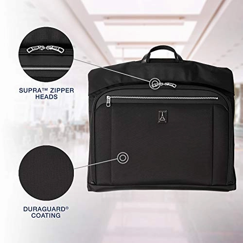 Travelpro Luggage Platinum Elite 22" Bi-Fold Carry-on Garment Valet, Shadow Black