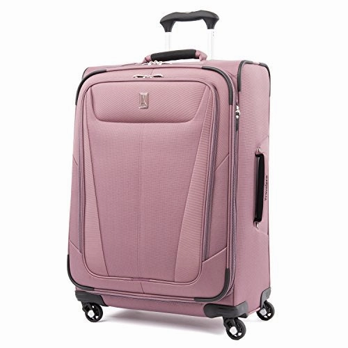 Travelpro Maxlite 5 | 3-Pc Set | Int'L Carry-On & 25" Exp. Spinners With Travel Pillow (Dusty Rose)
