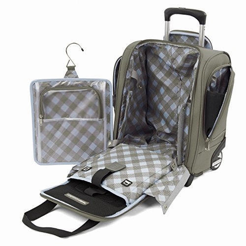 Travelpro Maxlite 5 Carry-On Compact Rolling Under Seat Bag, Slate Green