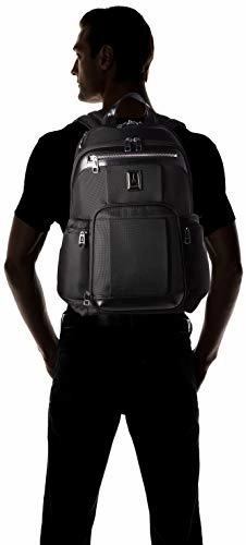 Travelpro Platinum Elite-17-Inch Business Laptop Backpack, Shadow Black, 17.5-Inch
