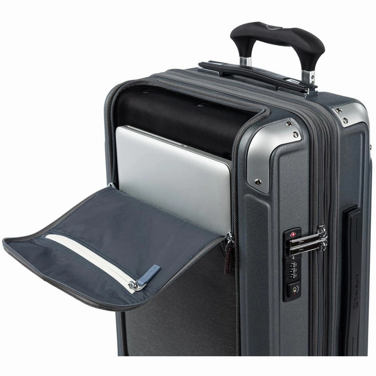 Travelpro Platinum Elite Compact Business Plus Carry On Exp Hardside Spinner