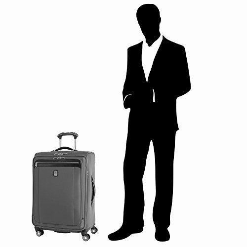 Travelpro PlatinumMagna2 Expandable Spinner Suiter Suitcase, 25-In, Charcoal Grey