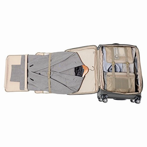 Travelpro PlatinumMagna2 Expandable Spinner Suiter Suitcase, 25-In, Charcoal Grey