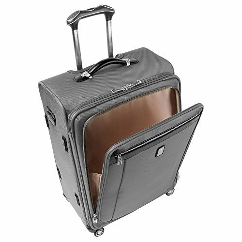 Travelpro PlatinumMagna2 Expandable Spinner Suiter Suitcase, 25-In, Charcoal Grey