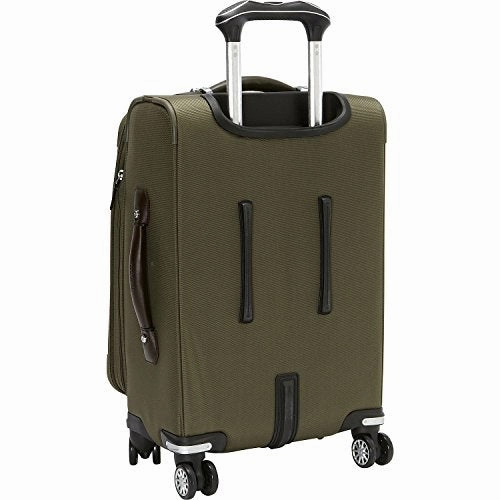 Travelpro PlatinumMagna2 International Carry-On Expandable Business Plus Spinner Carry-On Suitcase, 20-in., Olive