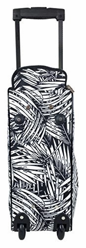 Trendy Flyer 19" Duffel / Tote Rolling Bag Luggage Gym Purse Case Leaf Black