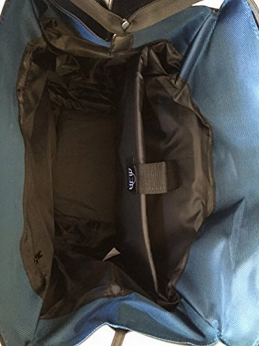 Trendy Flyer Computer/Laptop Rolling Bag 2 Wheel Case Plain Blue