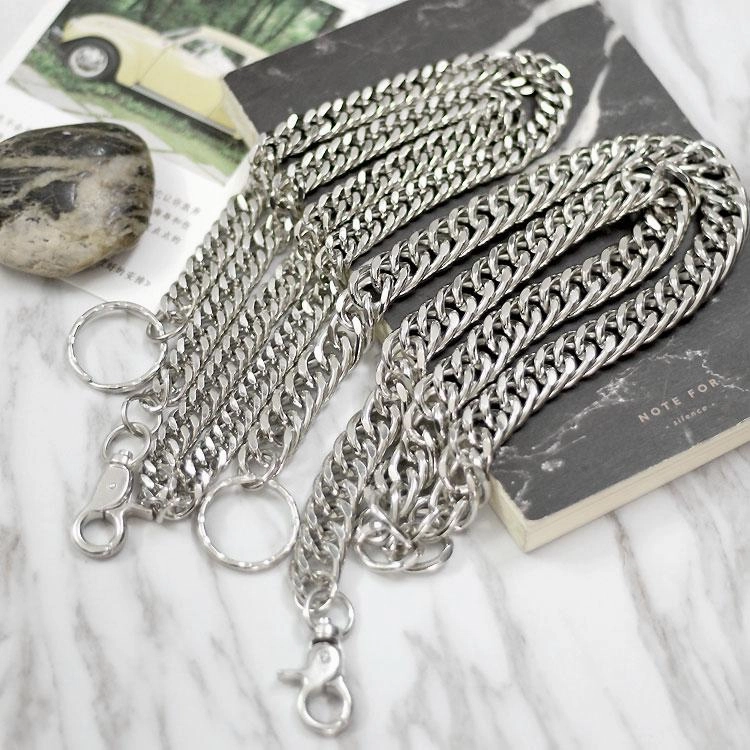 Trendy Men's Women's Silver Long Hip Hop Pants Chain Biker Wallet Chain For Men