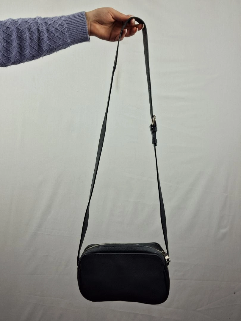 Trenery Mini Pebble Leather Shoulder Bag