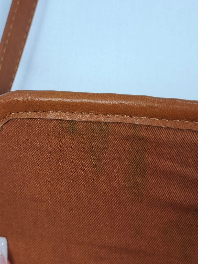 Trenery Woven Chocolate Crossbody Bag
