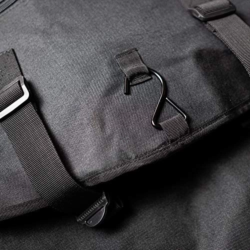 Trifold 66 Inch Women Travel Garment Bag With 7 pockets | Extra Long Wedding Dress, Formal, Evening, Ball Gown | Hanging, Breathable, Foldable | Full Length Traveling Carry On for Clothes