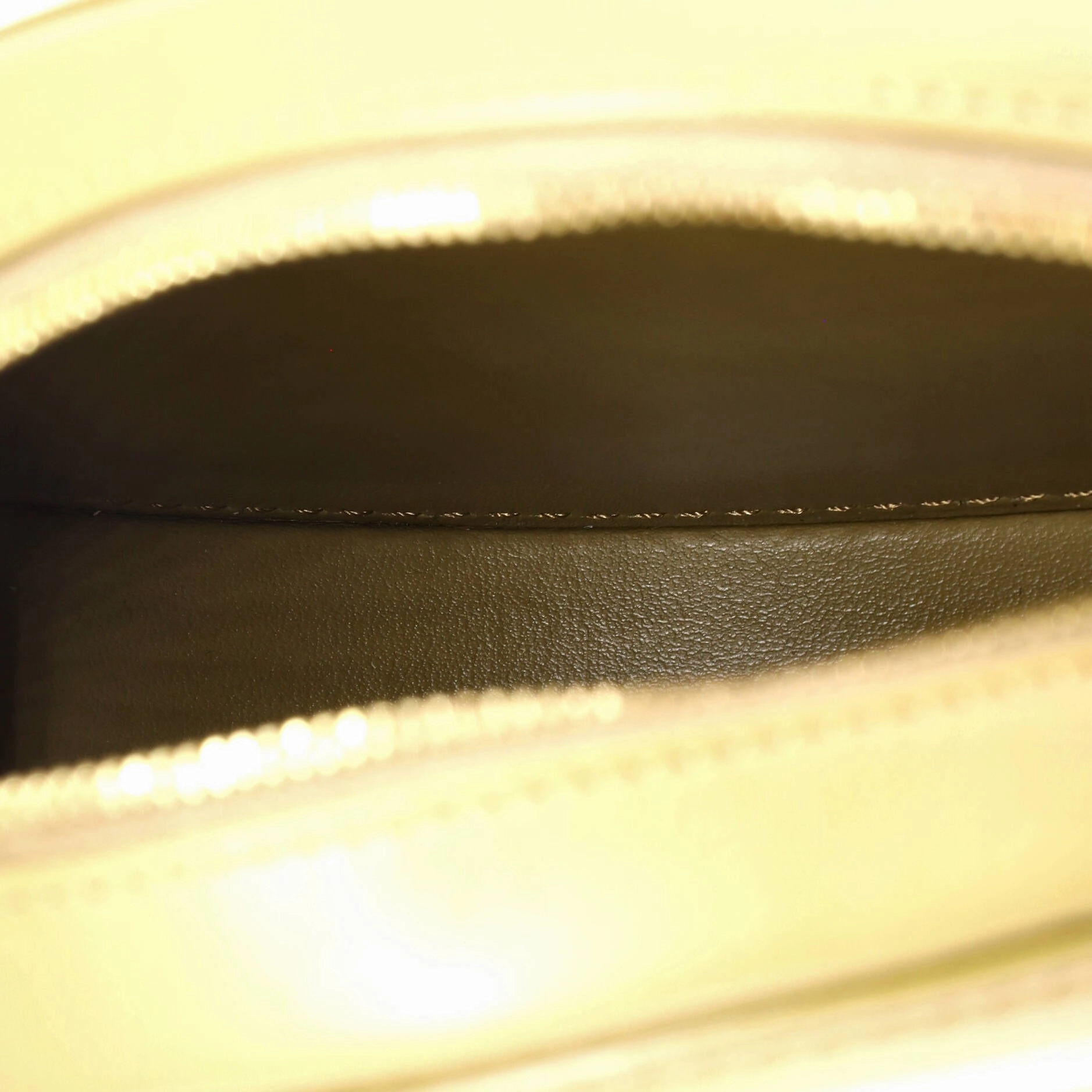 Triomphe Oval Crossbody Bag Leather Mini