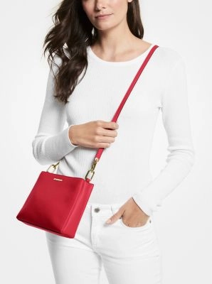 Trisha Medium Pebbled Leather Crossbody Bag
