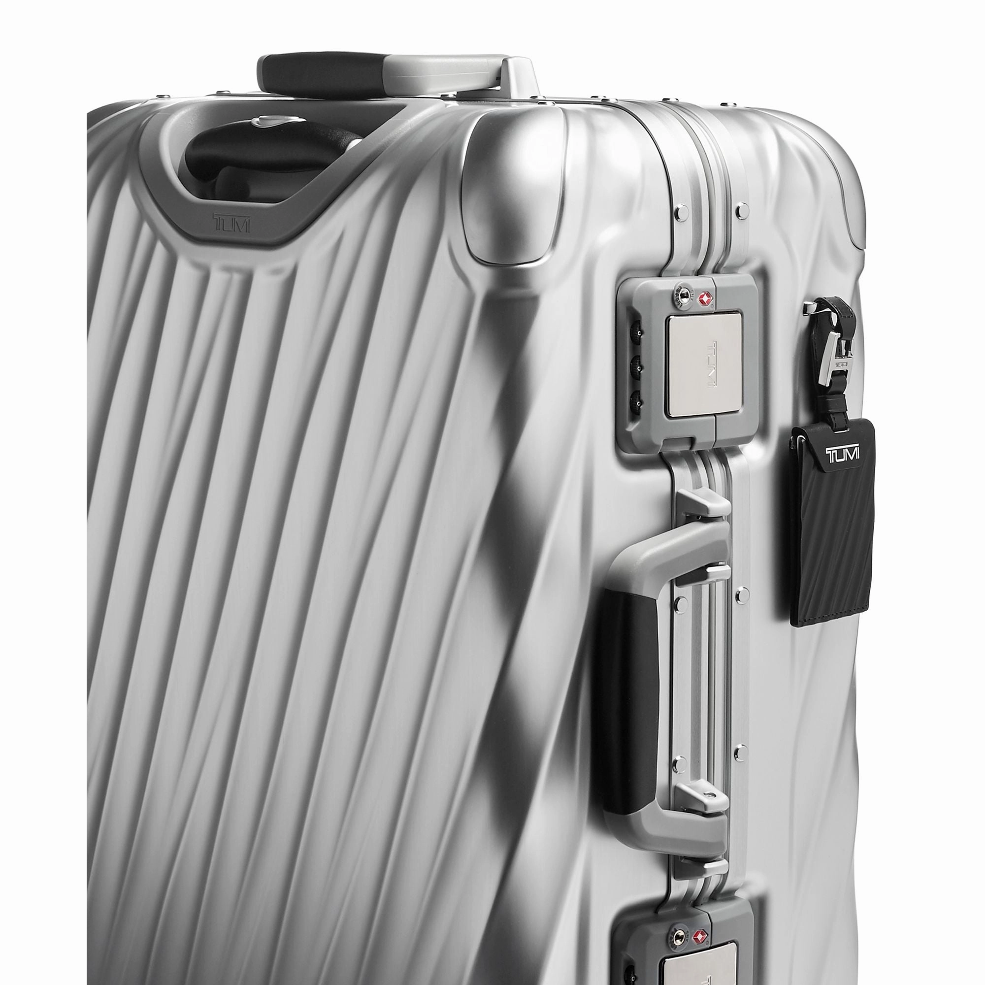 TUMI 19 DEGREE ALUMINUM Continental Carry-On // Silver