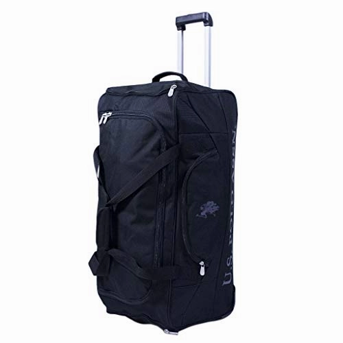 U.S. Polo Assn. 36in Rolling Duffel Bag, Black, One Size