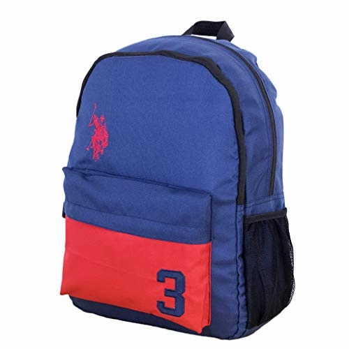 U.S. Polo Assn. 3 Laptop Backpack, Navy, One Size