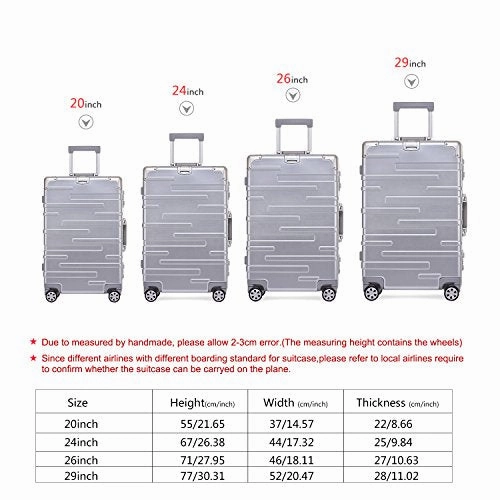Unitravel Hardside Luggage Spinner Lightweight Rolling Suitcase Tsa Carry On