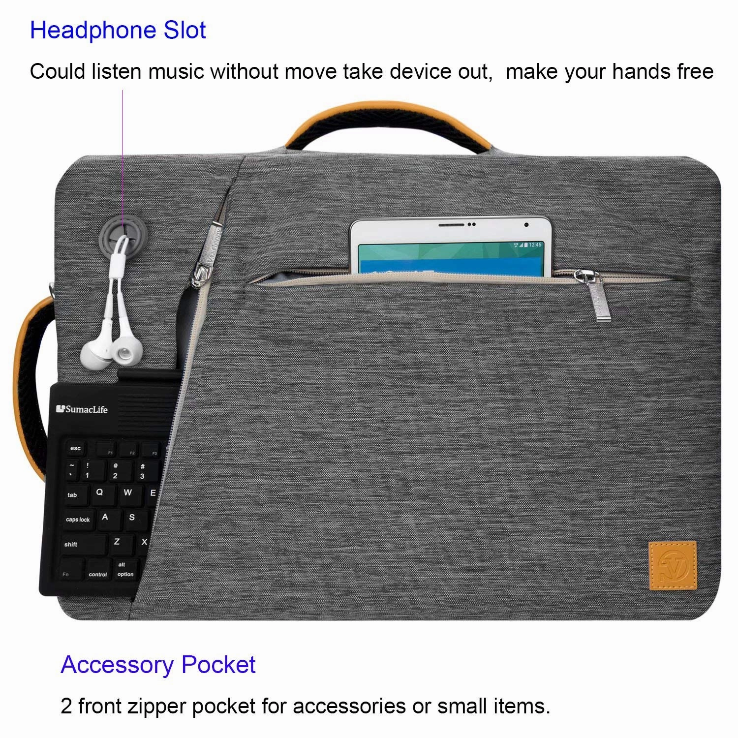 Universal Hybrid Laptop Messenger Bag Backpack Briefcase for HP 11.6 12.3 Inch