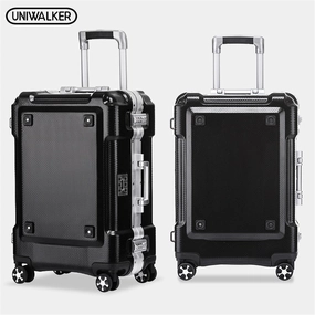 Uniwalker 20 24 29 Inch Abs Pc Rolling Luggage Aluminium Frame Trolley Travel Carry On Suitcases