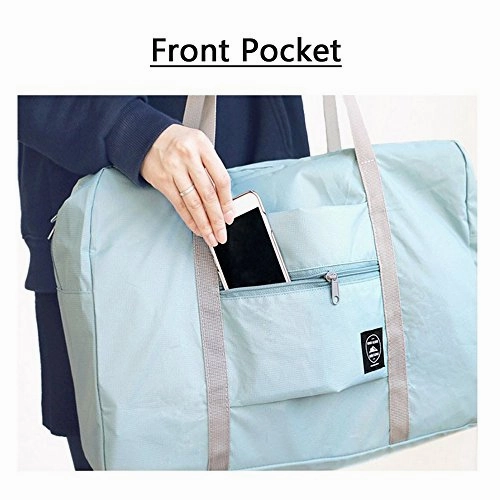 Unova Folding Travel Duffel Bag Packable Light Nylon Water Resistant Tote Weekend Getaway Overnight