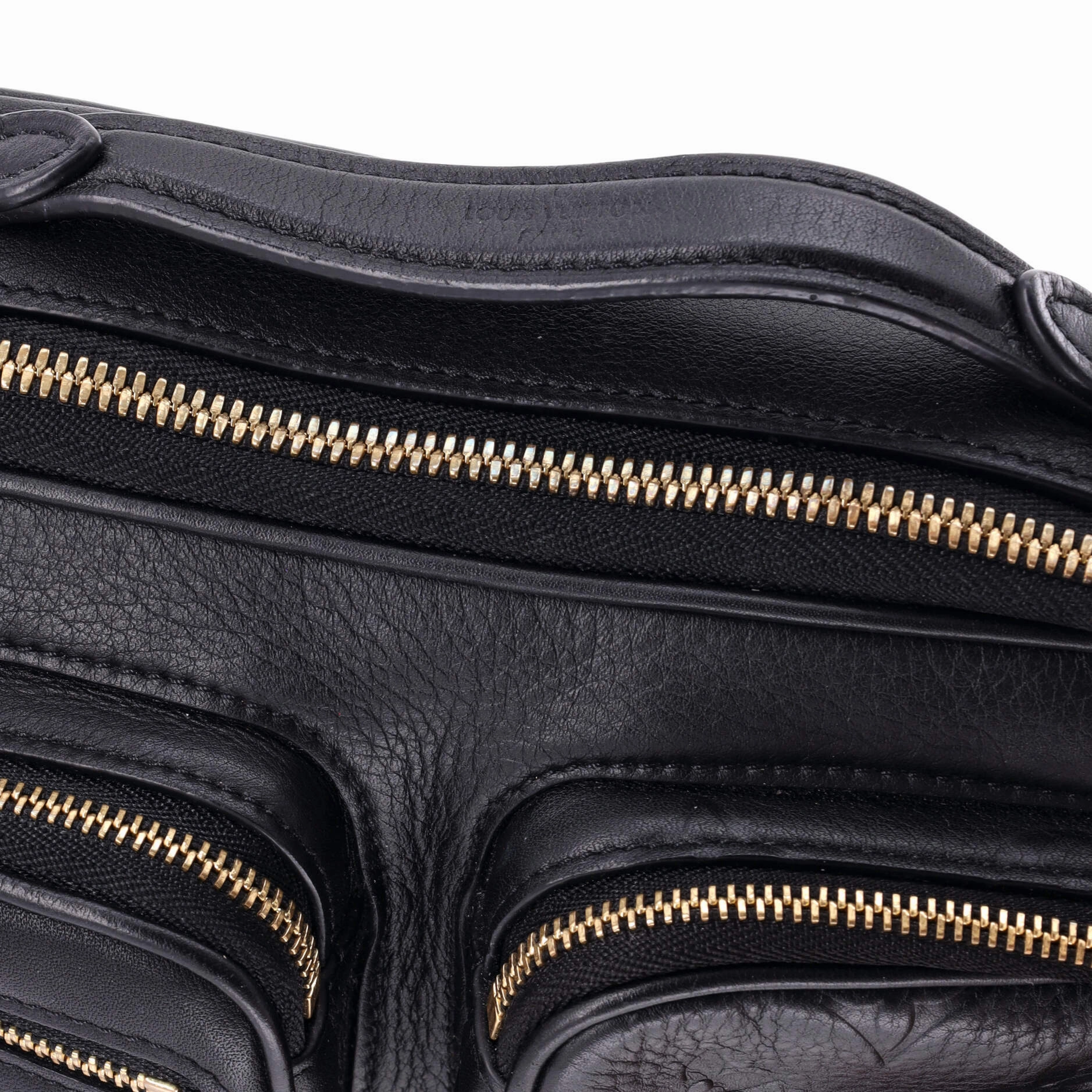 Utility Crossbody Bag Calfskin with Embossed Monogram Detail