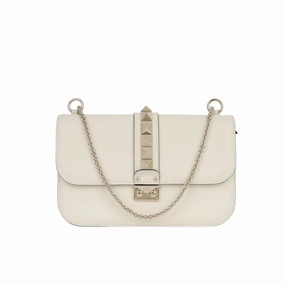Valentino Medium Lock Rockstud Crossbody