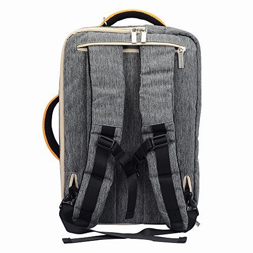 Vangoddy 4 In 1 Hybrid Backpack / Briefcase / Messenger / Tote, Laptop Carrying Bag For Apple