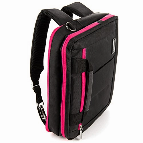 Vangoddy El Prado 3-In-1 Messenger   Backpack   Briefcase Transformer For Up To 12.3 Inch Tablets -